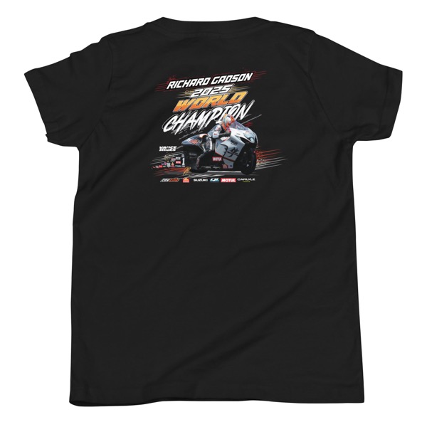 RG Championship youth t-shirt, back print