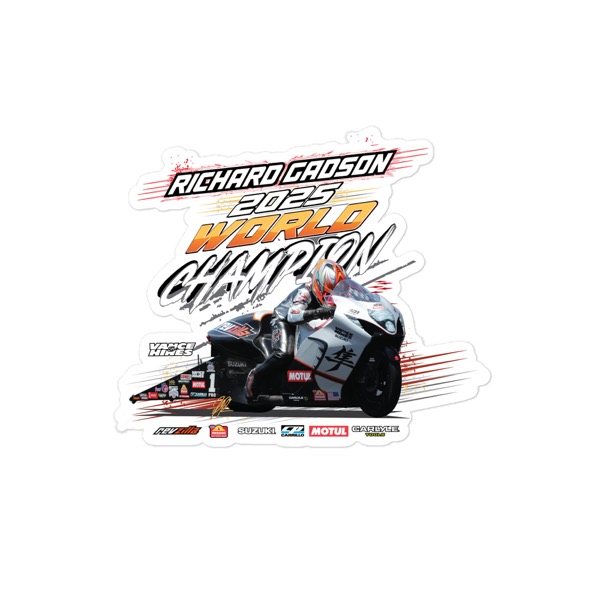 RG Championship die-cut stickers